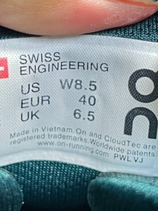 On Cloudnova Wrap Womens Size 8.5 Green Athletic Running Slip-On Shoes Sneakers - Picture 9 of 10